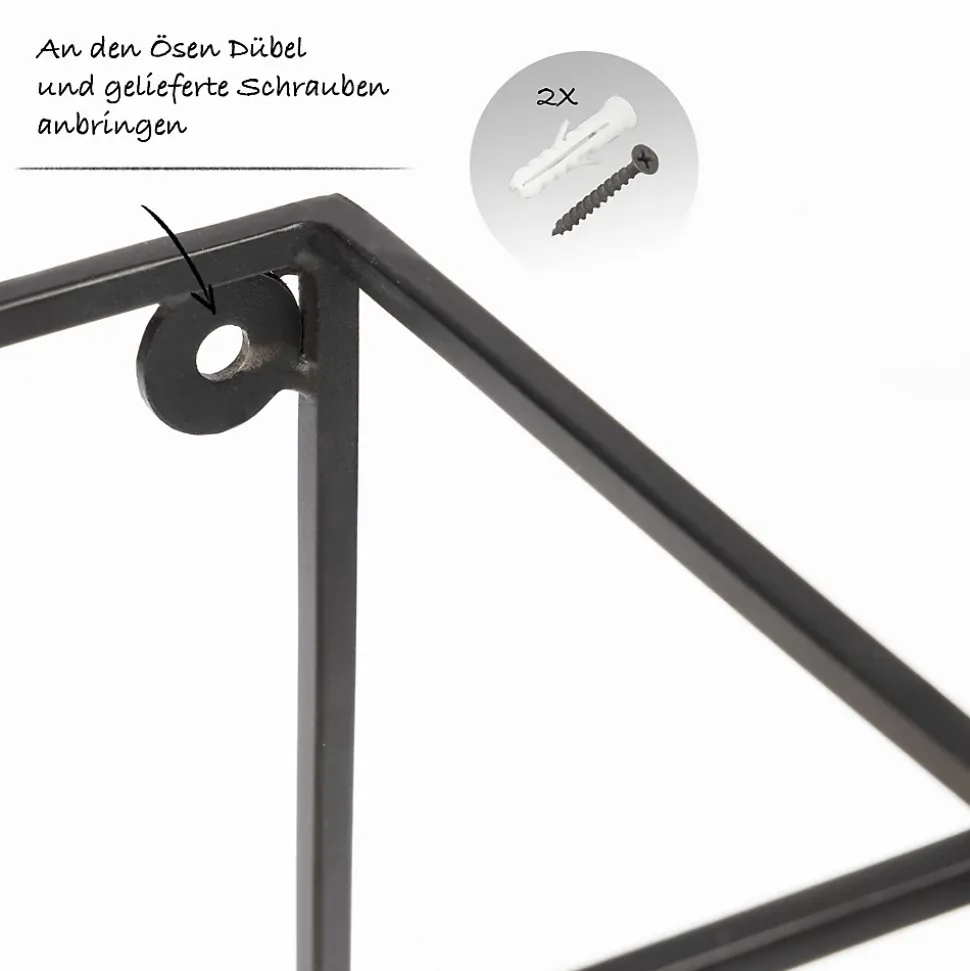 Étagère murale Trofast Etagères flexibles Bois et métal 60 x 12 x 12 cm - Floordirekt