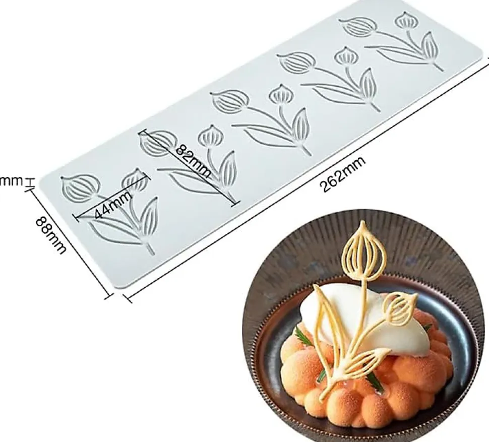 Tapis de Dentelle Fondant en Silicone