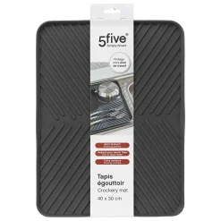 Tapis de vaiselle avec rebords 30x40cm - 5Five