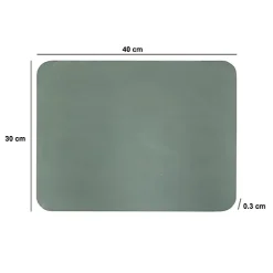 Tapis de vaisselle en diatomite 40x30cm - Vert- 5five