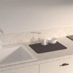 Tapis de vaisselle en diatomite 40x30cm - Vert- 5five