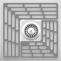 Tapis d'évier modulable Sink saver gris