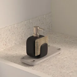 Tapis en diatomite gris 28x11cm - Gris- 5five