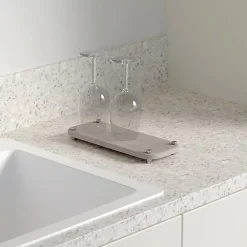 Tapis en diatomite gris 28x11cm - Gris- 5five