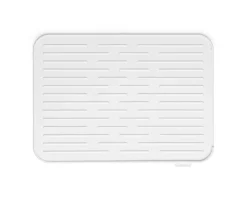 Tapis égouttoir à vaisselle en silicone Brabantia SinkSide gris clair