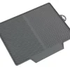 Tapis égouttoir à vaisselle en plastique Wenko gris