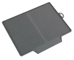 Tapis égouttoir à vaisselle en plastique Wenko gris