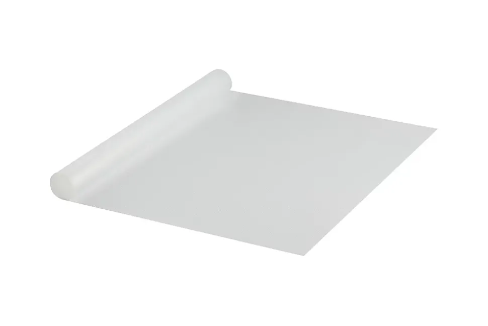 Tapis transparent antidérapant pour tiroir et étagère