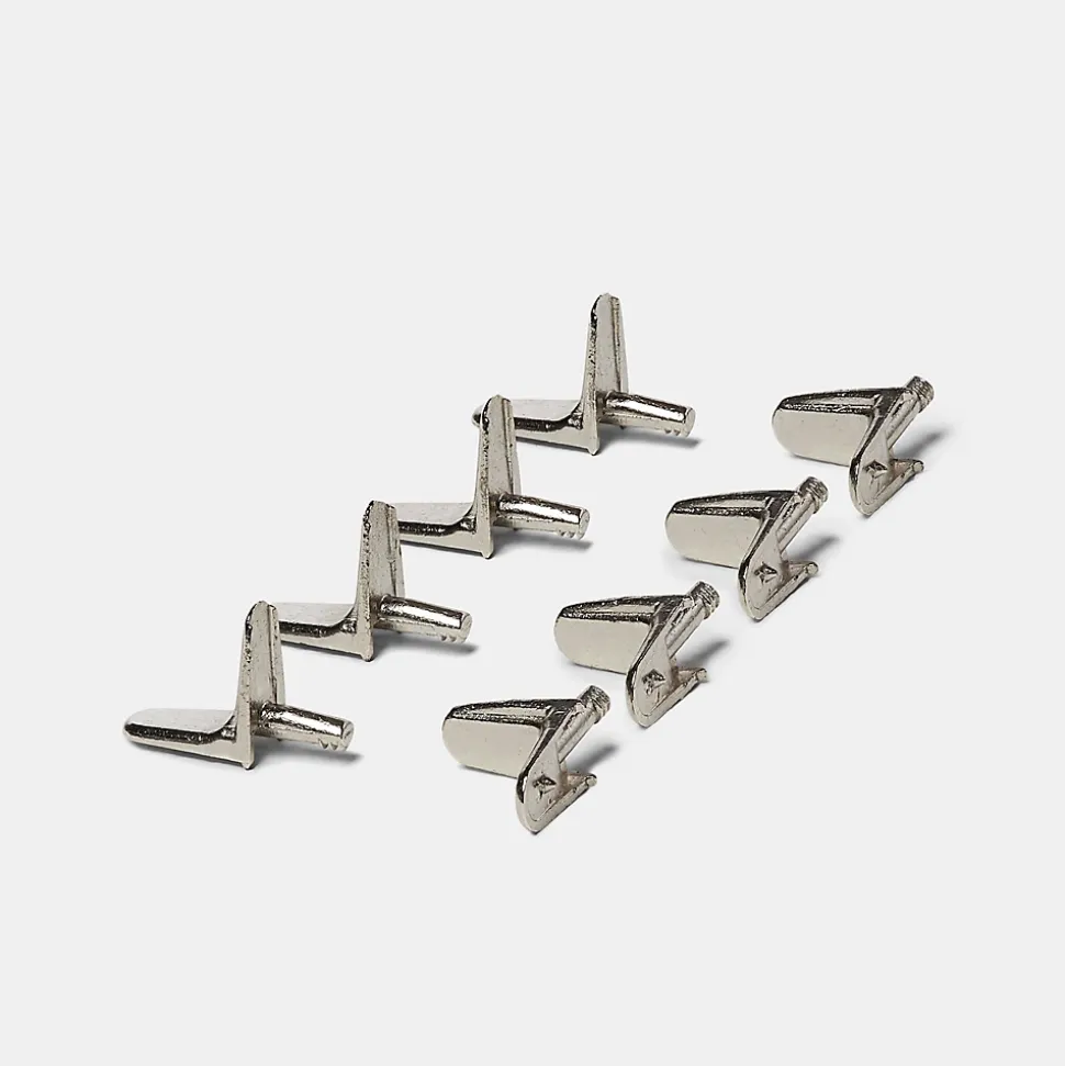 Taquet pour étagère Cicely GoodHome métal vendu par 8 pièces