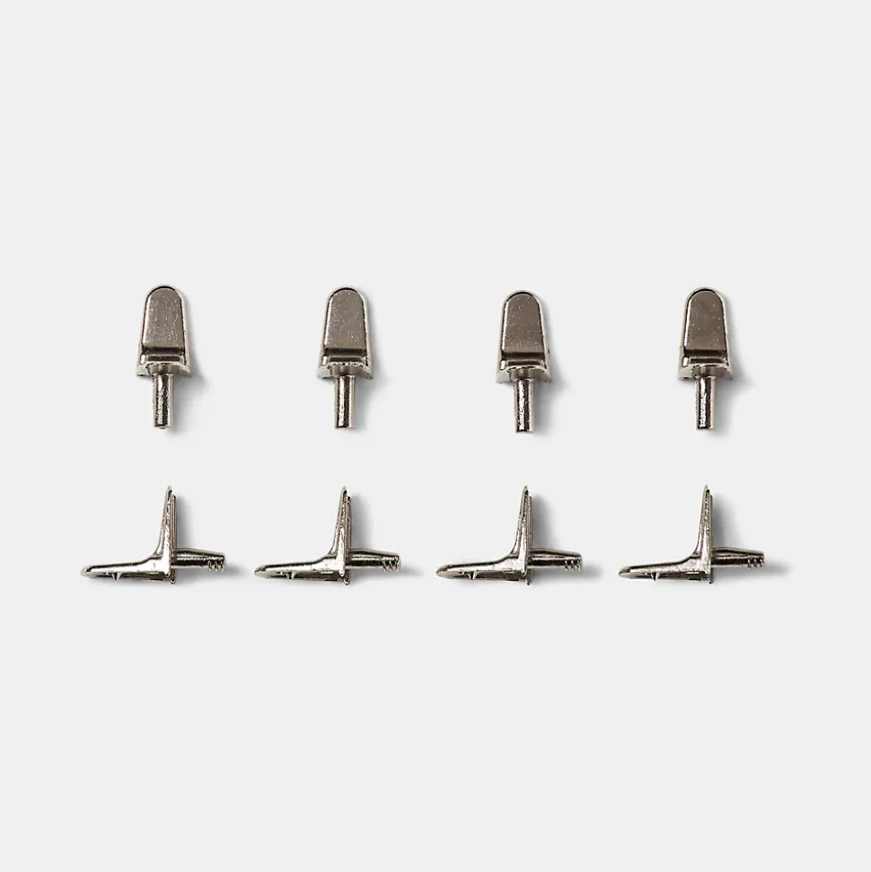 Taquet pour étagère Cicely GoodHome métal vendu par 8 pièces