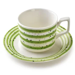 Tasses en porcelaine Affekdesign JOY 8x7x6,5cm Vert Set de 6