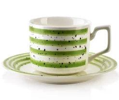 Tasses en porcelaine Affekdesign JOY 8x7x6,5cm Vert Set de 6