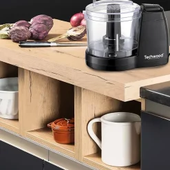 Techwood THA-156 Hachoir électrique 375 ml 150 W Coloris Noir