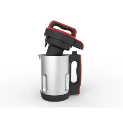 Techwood TSM-1655 Blender Chauffant Capacite 1.6L Soupe Veloute Compote Maintien au Chaud 1000W Inox Coloris Rouge