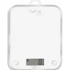 TEFAL - BC5000V1 Balance de Cuisine Optiss 5kg/1g Fonction Tare Conversion Liquide Ecran LCD Blanc