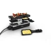 TEFAL Appareil a raclette et grill, 2 personnes, Modulable, Prise intégrée pour brancher d'autres appareils, Plug & Share RE23