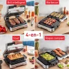 Tefal OptiGrill 9 Programmes 4-en-1 Métal