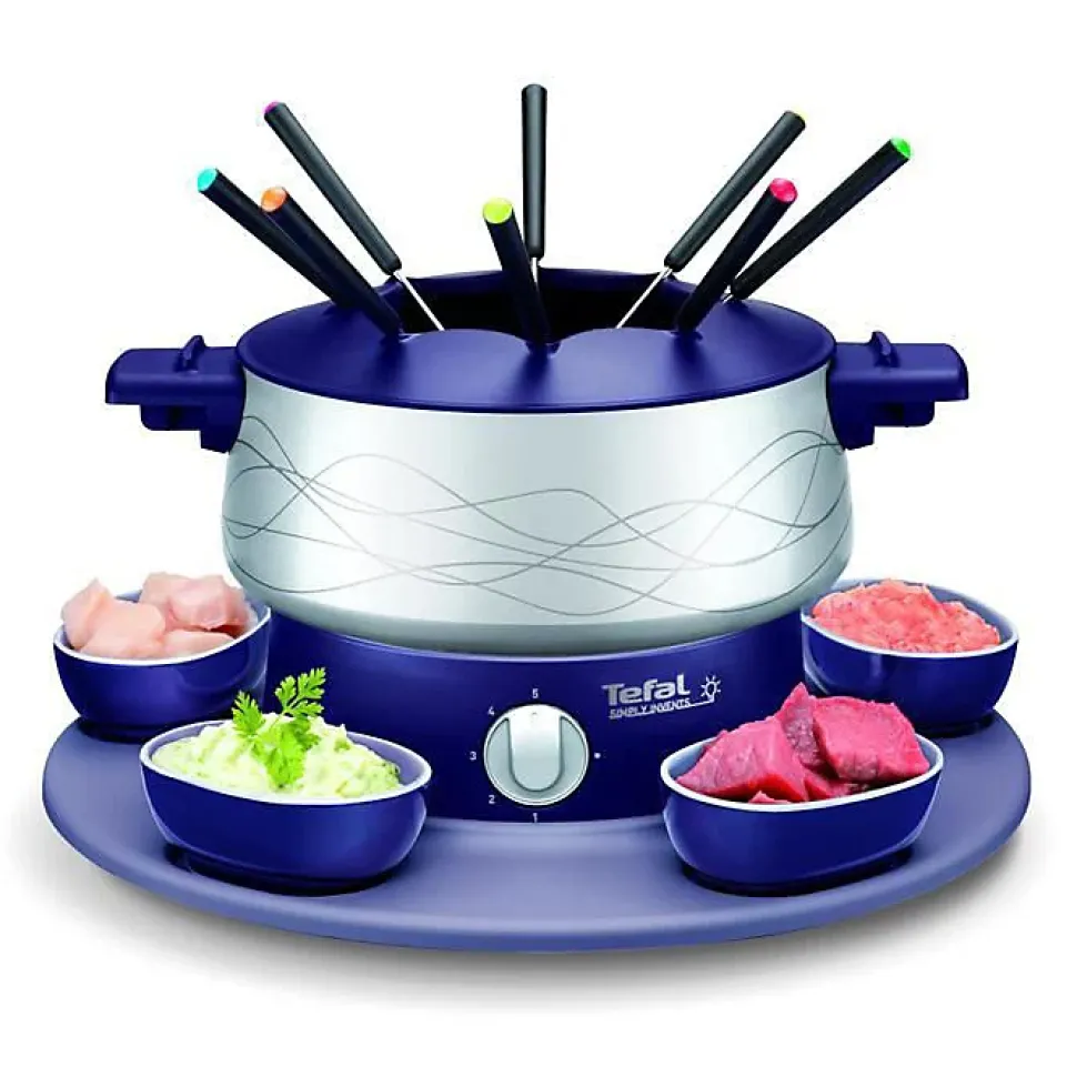 Tefal Simply Invents Fondue électrique, 8 personnes,Thermostat règlable, EF353812