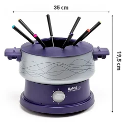 Tefal Simply Invents Fondue électrique, 8 personnes,Thermostat règlable, EF353812