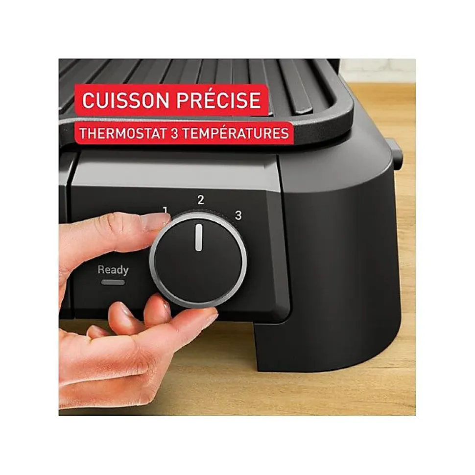 Tefal SuperGrill 3-en-1 XL, Gril de contact, Appareil croque-monsieur, GC520DE0