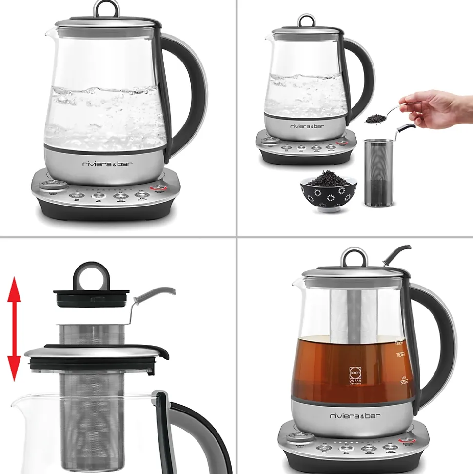 Théière Riviera & Bar Darjeeling Zen BTH570 1300 W Inox