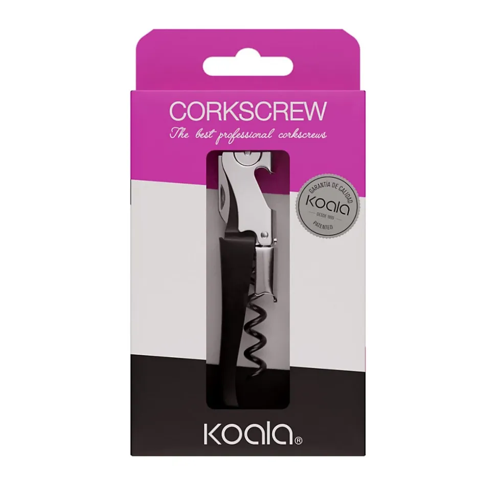 Tire-bouchon double levier AC Noir Noir - Pop par Koala