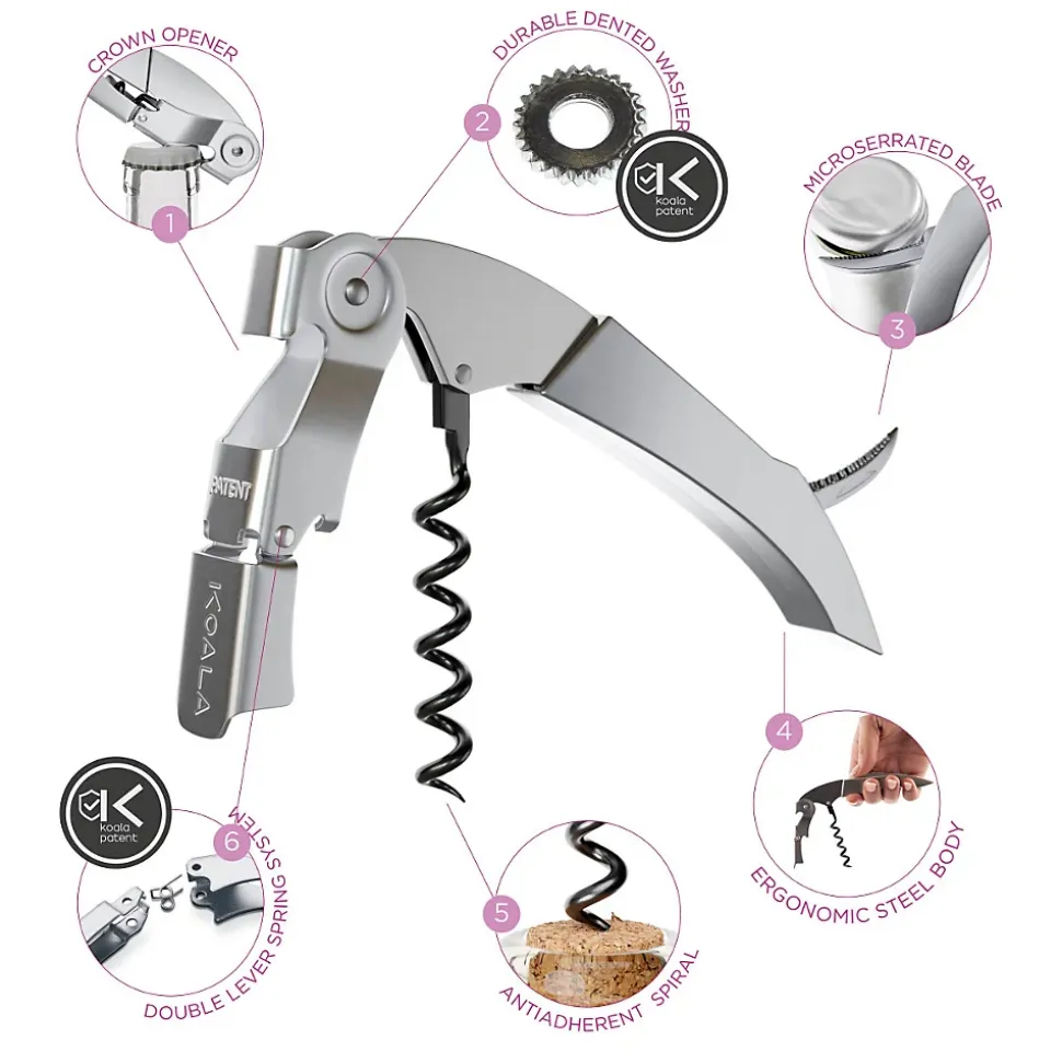 Tire-bouchon Inox - Titan Inox par Koala