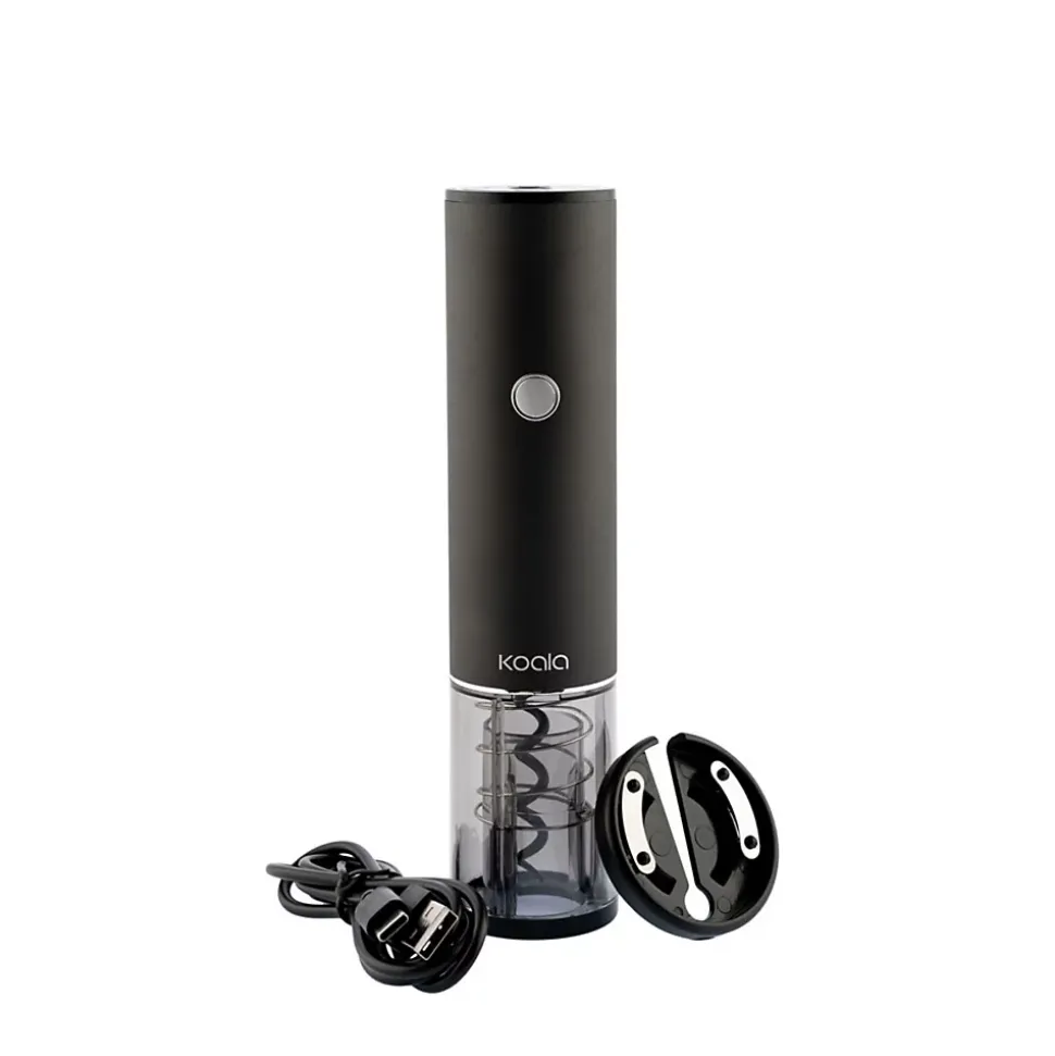 Tire-bouchon électrique rechargeable USB Inox - Electric par Koala