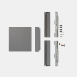 Tiroir de cuisine GoodHome Soto Anthracite l. 50 cm