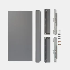 Tiroir de cuisine GoodHome Soto Anthracite l. 100 cm