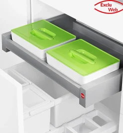 Tiroir de rangement encastrable sous évier Hailo On Top System