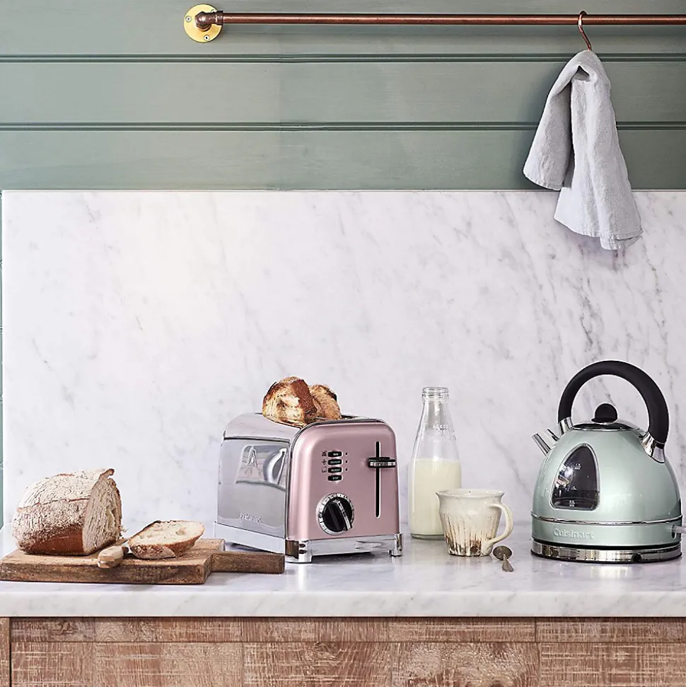 Toaster vintage rose 2 tranches - CUISINART - Grille pain Rose Rose