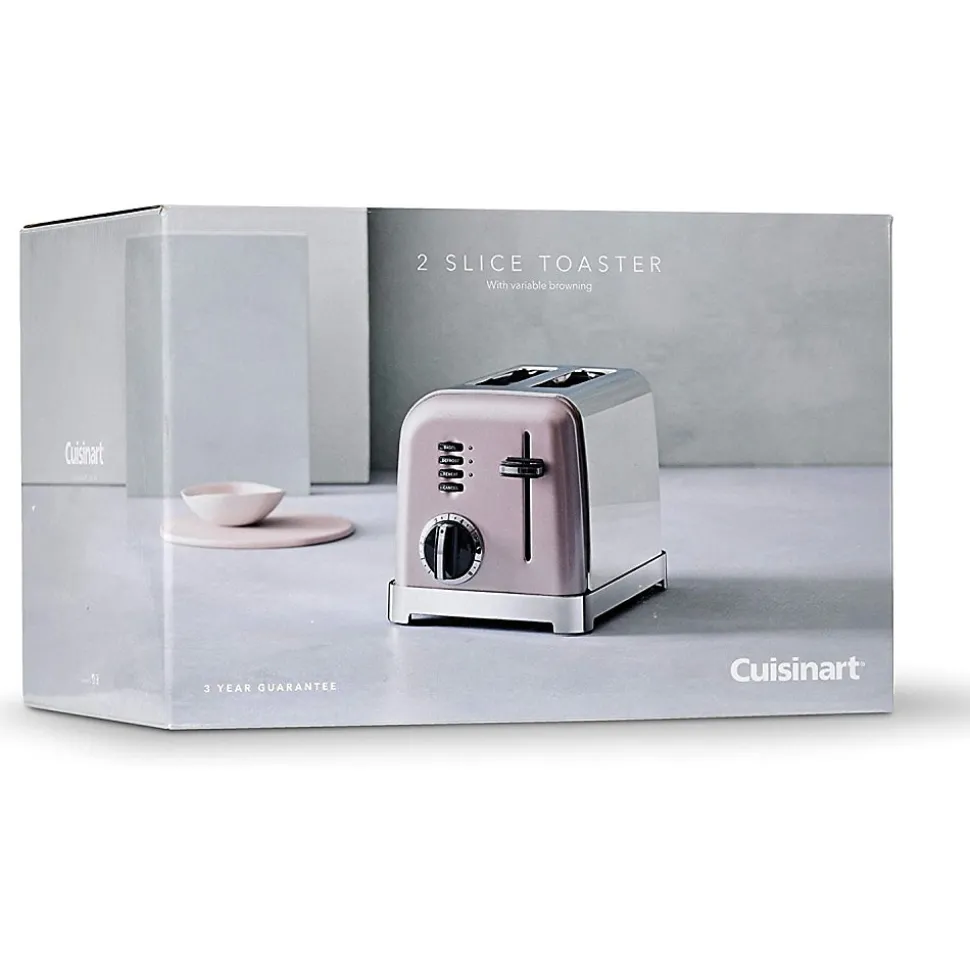 Toaster vintage rose 2 tranches - CUISINART - Grille pain Rose Rose