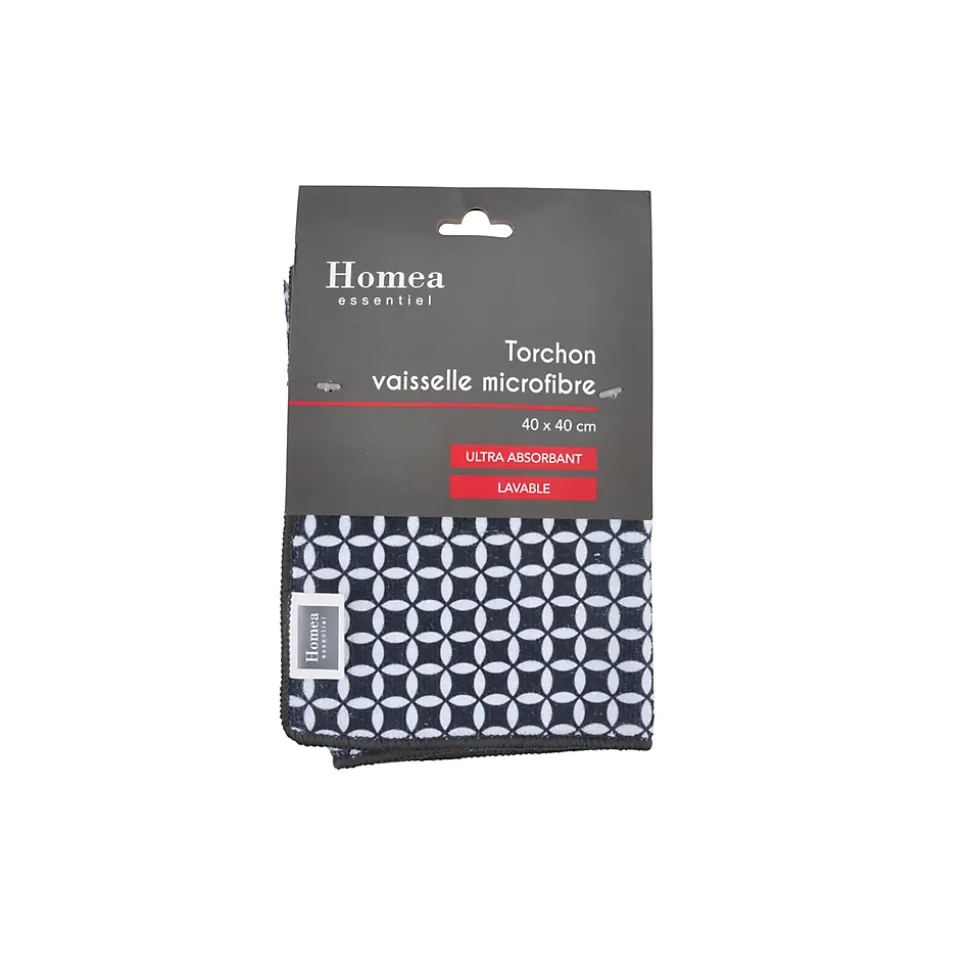 Torchon cuisine Geoflower en microfibre