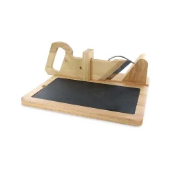 Trancheuse à charcuterie avec plateau ardoise