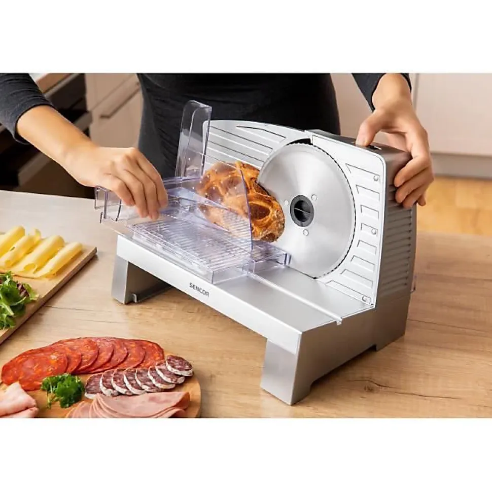 Trancheuse électrique Sencor SFS 3050SL 100W argent disque inox 170 mm