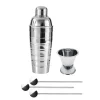Trio cocktails shaker, doseur à alcool et 3 cuillères à cocktail inox Fackelmann Bar Concept