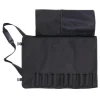 Étui à Couteaux en Tissu Noir avec Sangle - 11 Pièces - Dick