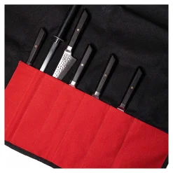 Étui à Couteaux nomade avec poignées 100% coton - KOTAI - Couteau japonais Noir 67 x 48.5 x 0.5 cm