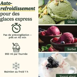 Turbine à glace 0.95l 100w Cuisinart ICE90E