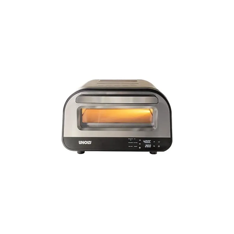 Unold Luigi Four à Pizza Électrique 9.7L - Idéal pour Pizzas Maison