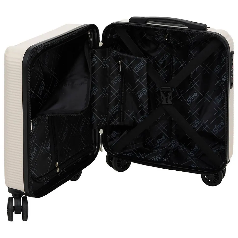 Valise cabine ABS low cost 8 roues argile - Argile- 5five