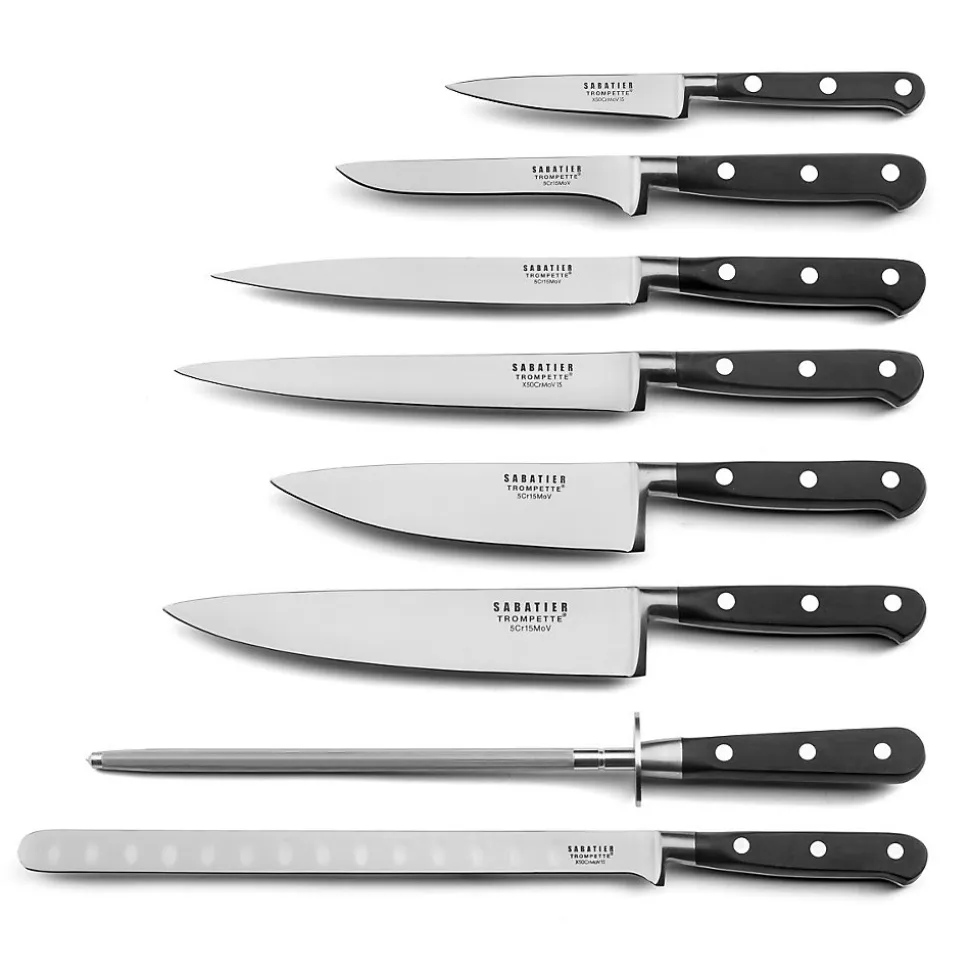 Valise hôtelière 8 couteaux de cuisine Noir - Origin par Sabatier Trompette