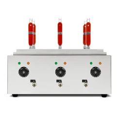 VERTES Cuiseur à pâtes Professionnel, électrique, 3x 1700 watts, 3 cuves de cuisson séparées de 6 litres chacune, 6 paniers