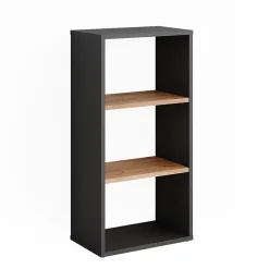 Vicco Armoire à chaussures Anthracite/chêne doré 40x80.1cm