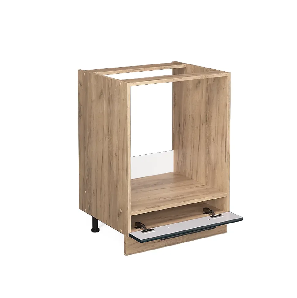 Vicco Armoire de cuisine Bleu foncé brillant 60cm , PT Anthracite