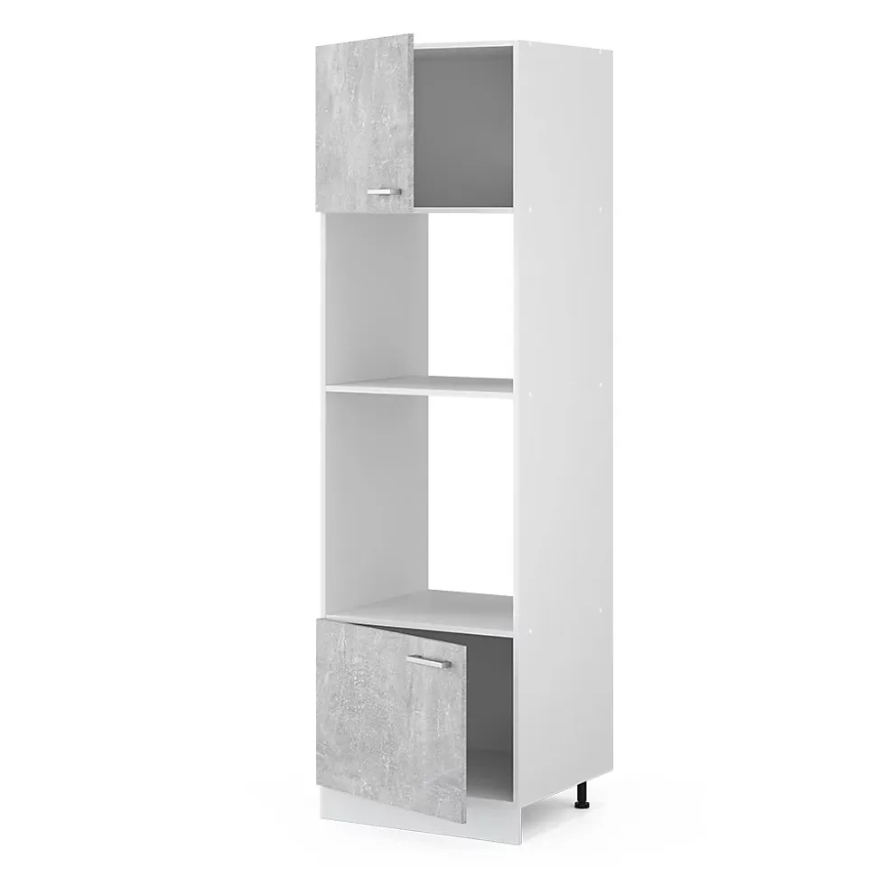 Vicco Armoire micro-ondes Béton 60cm