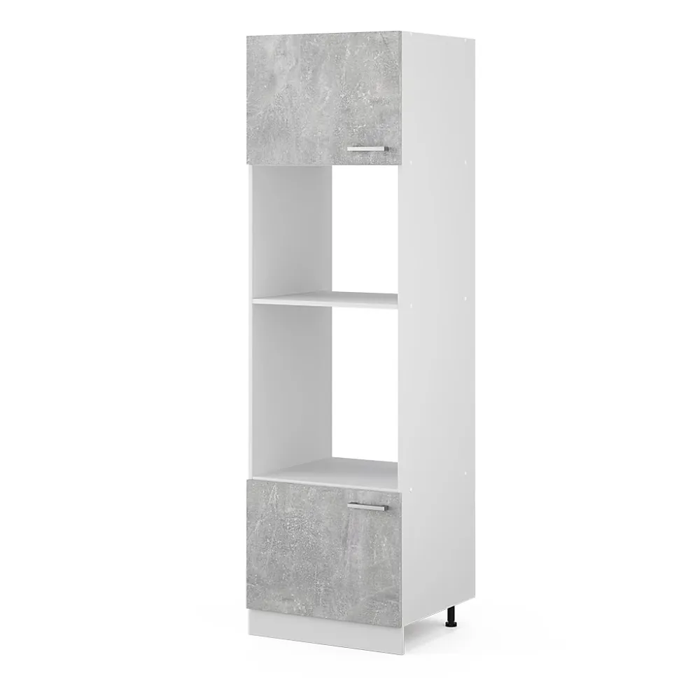 Vicco Armoire micro-ondes Béton 60cm