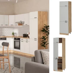 Vicco Armoire pour frigo Blanc campagne 60cm