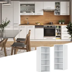 Vicco Armoire suspendue Blanc 30cm